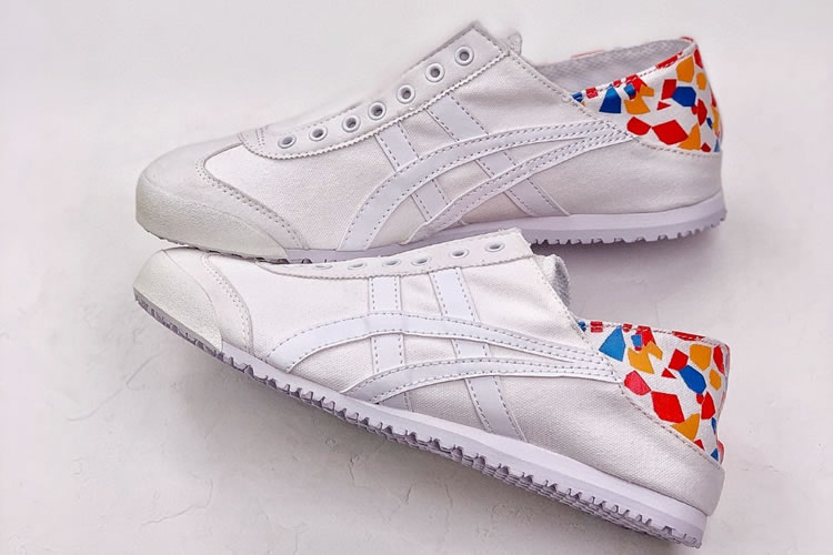 (White/ Color Piece) Onitsuka Tiger Slip On Shoes