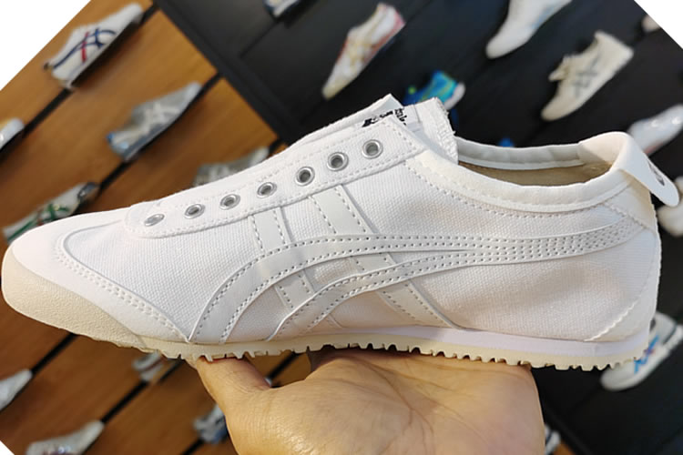 (White/ White) Mexico 66 Slip On Shoes - Click Image to Close