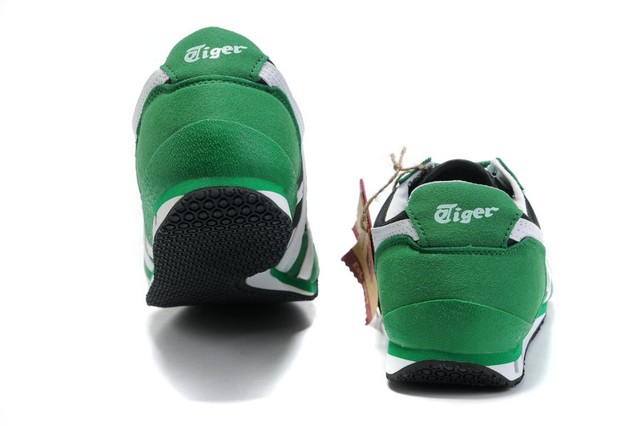 Green White Black Onitsuka Tiger Ultimate 81 Shoes - Click Image to Close