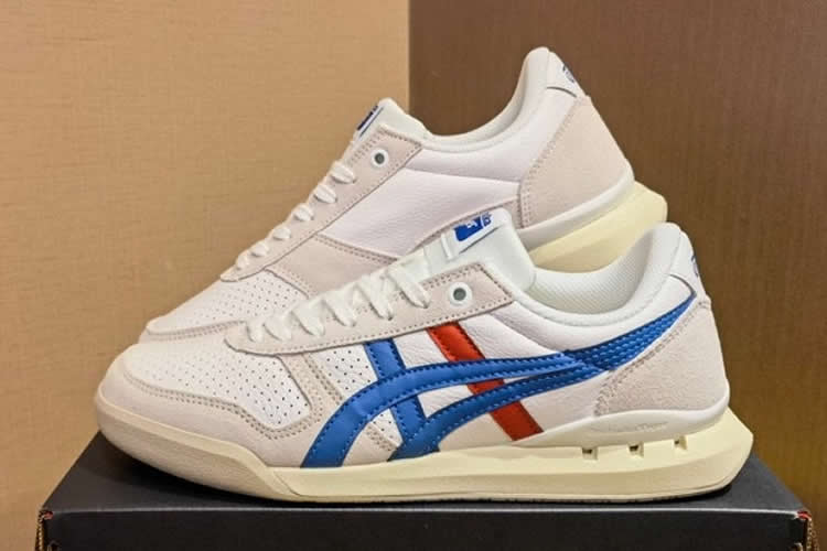 (White/ Blue/ Red) Onitsuka Tiger Ultimate 81 EX Shoes [1183B510-101 ...