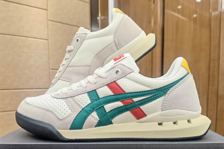 (White/ Green/ Red/ Yellow) Onitsuka Tiger Ultimate 81 EX Shoes