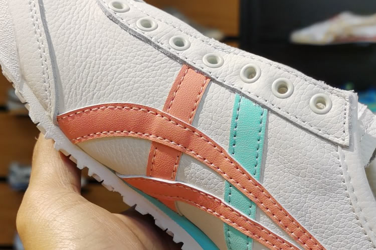 (White/ Aqua/ Orange) MEXICO 66 Vintage Slip-on Shoes