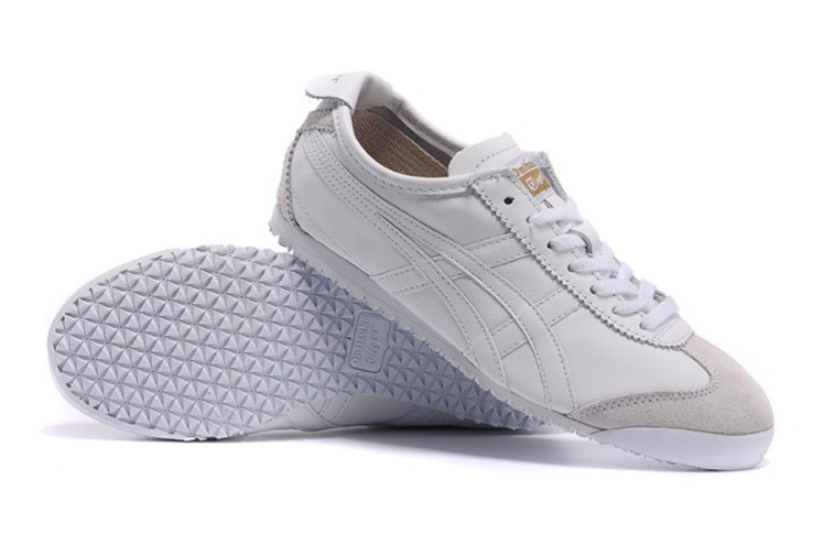 Womens Onitsuka Tiger Mexico 66 All White Shoes