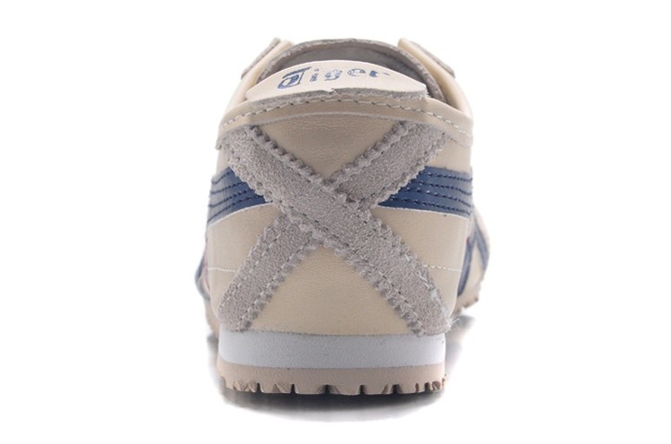 Womens Onitsuka Tiger Mexico 66 Beige Blue Red Shoes