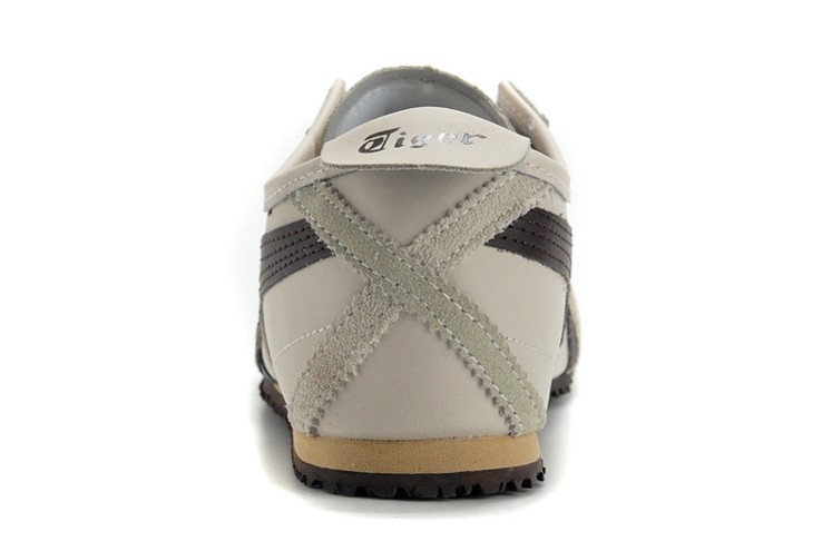 Womens Onitsuka Tiger Mexico 66 Beige Brown Gold Shoes - Click Image to Close