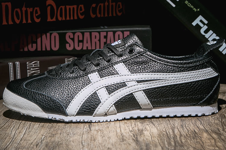 Womens Onitsuka Tiger Mexico 66 (Black/ White) Shoes - Click Image to Close