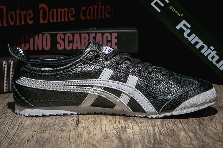 Womens Onitsuka Tiger Mexico 66 (Black/ White) Shoes - Click Image to Close