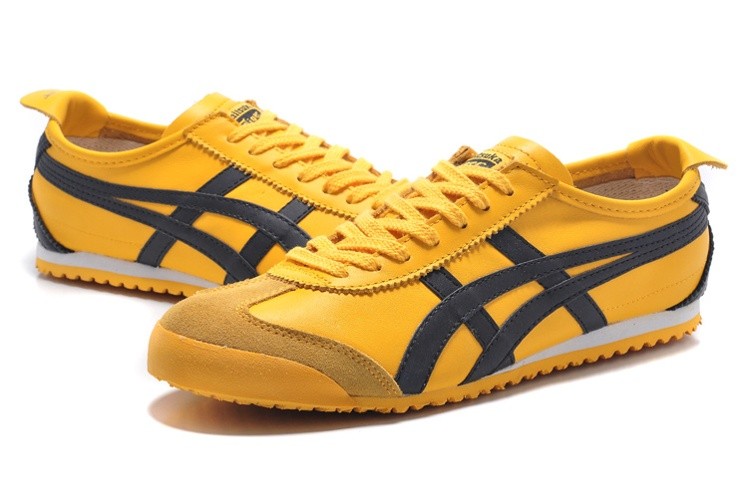 Womens Onitsuka Tiger Mexico 66 Yellow Black Shoes [HL202-6673 ...