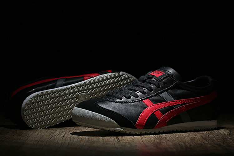 (Black/ Red) Onitsuka Tiger Mexico 66 Women Shoes