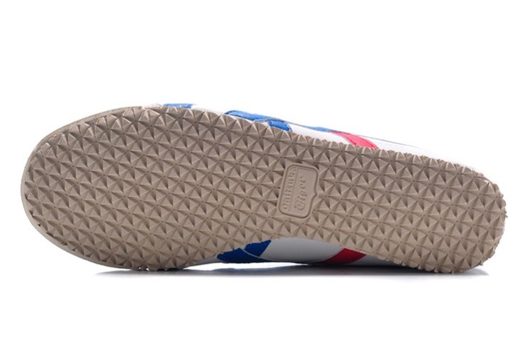 Womens Onitsuka Tiger Mexico 66 White/ Blue/ Red Shoes