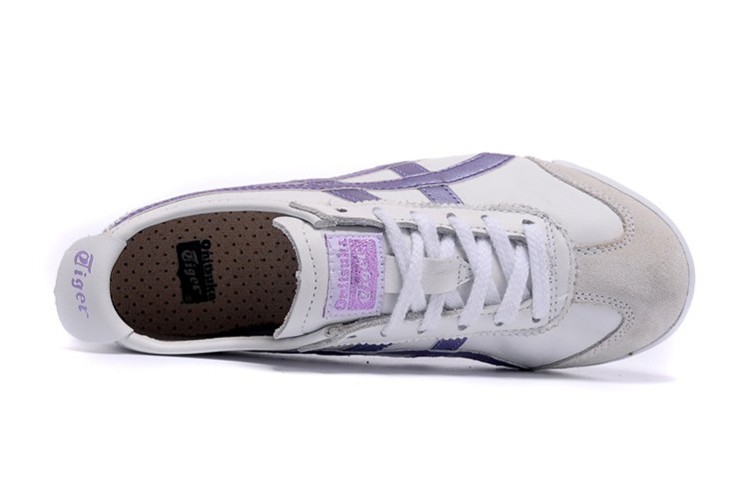 Womens Onitsuka Tiger Mexico 66 White Purple Shoes