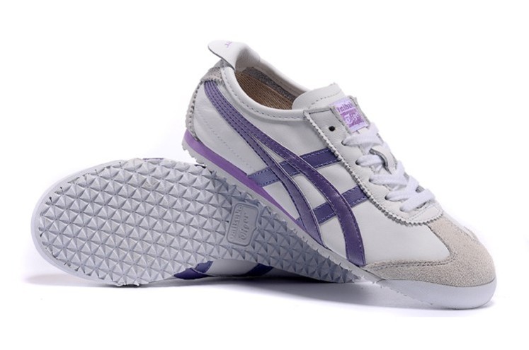 Womens Mexico 66 (White/ Purple) Shoes - Click Image to Close