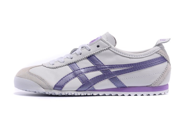 Womens Mexico 66 (White/ Purple) Shoes - Click Image to Close