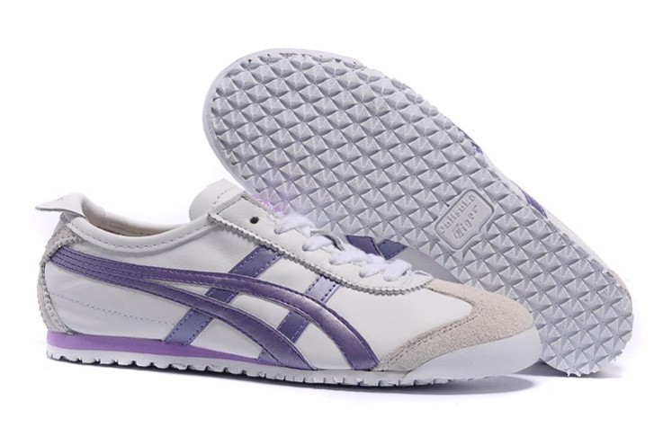Womens Onitsuka Tiger Mexico 66 White Purple Shoes